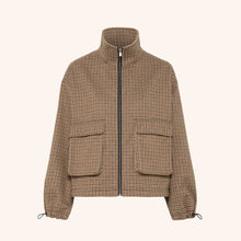 Load image into Gallery viewer, Check Cropped Jacket