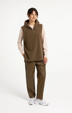 Load image into Gallery viewer, Faux leather carrot fit trousers