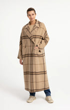 Load image into Gallery viewer, YAYA Beige check coat