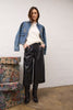 Pleat-front trousers - black