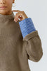 Pullover with detachable cuff