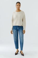 Load image into Gallery viewer, Pullover with deep-set raglan and overlapping vent in high hem
