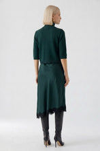 Load image into Gallery viewer, Oui Satin Skirt in Scarab
