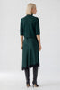Oui Satin Skirt in Scarab
