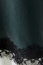 Load image into Gallery viewer, Oui Satin Skirt in Scarab
