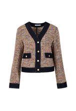 Load image into Gallery viewer, Bouchlé jacket with denim details
