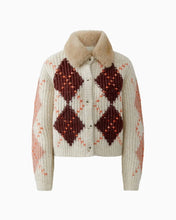 Load image into Gallery viewer, Oui - Cardigan With Faux Fur Collar
