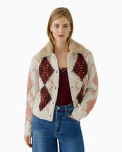 Load image into Gallery viewer, Oui - Cardigan With Faux Fur Collar

