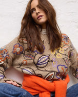 Oui - Embroidered Jumper
