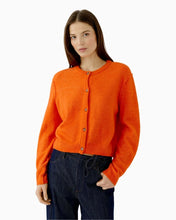 Load image into Gallery viewer, Oui Knit Jacket In Orange
