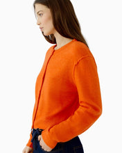 Load image into Gallery viewer, Oui Knit Jacket In Orange
