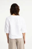 Load image into Gallery viewer, Jersey rib top with short sleeves
