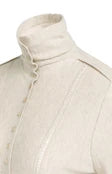 Load image into Gallery viewer, Knitted cardigan with high collar and button closure

